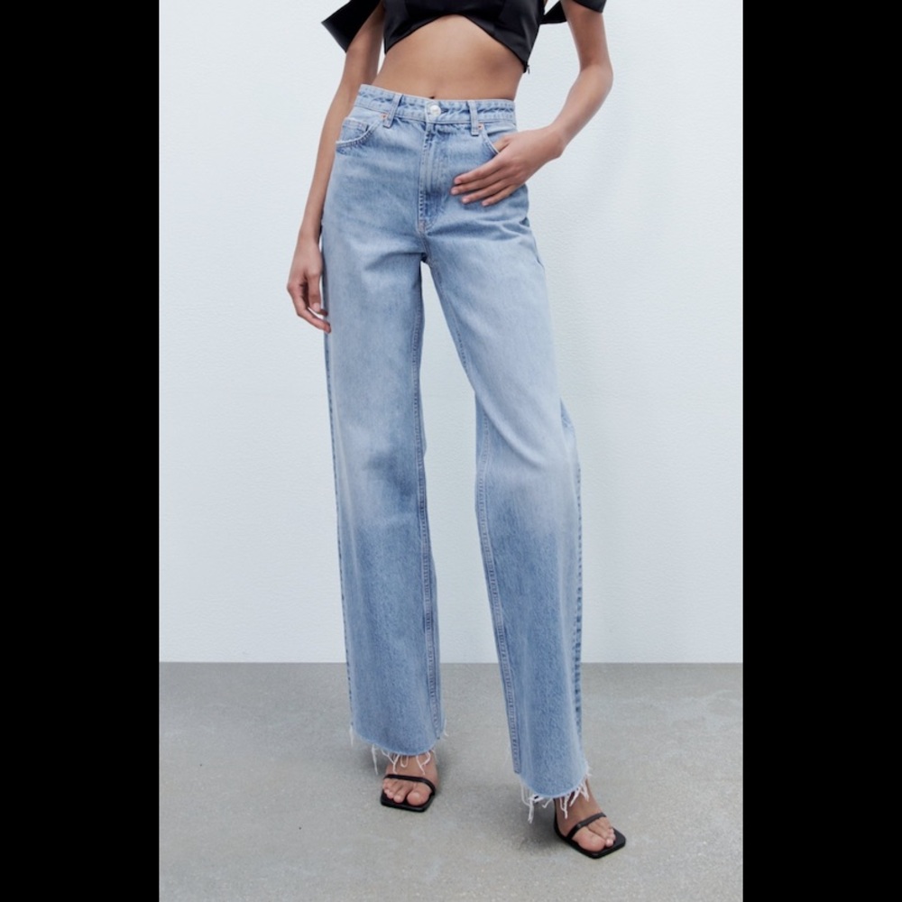 ZARA Wide Leg Jeans